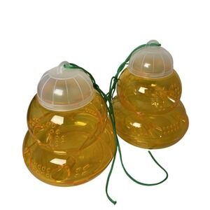 Wasps Bees Traps Outdoor Hanging Catcher Deterrent Killer Insect Catcher 2 Pack
